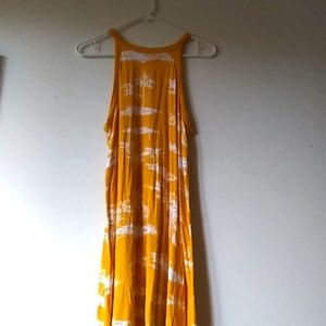 Yellow Palm Tree Old Navy Loose Dress